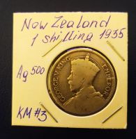 Лот: 19471493. Фото: 2. Новая Зеландия 1 шиллинг 1935... Монеты