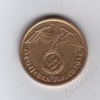 Лот: 367647. Фото: 2. 10 пфенингов. 1939 год. Фашистская... Монеты