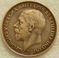 Лот: 7937847. Фото: 2. 1 пенни 1927 Великобритания. Монеты