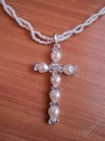 Лот: 2902563. Фото: 2. Кресты из бисера и страз. Ювелирные изделия, бижутерия, часы
