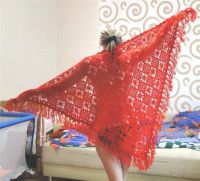 Лот: 1720916. Фото: 3. шаль ручной вязки. Одежда, обувь, галантерея