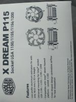 Лот: 20416774. Фото: 3. Cooler master x dream p115 1150... Компьютеры, оргтехника, канцтовары