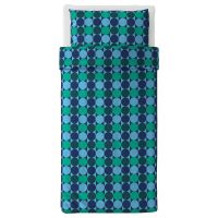 Лот: 15884454. Фото: 2. Пододеяльник и 1 наволочка, синий... Домашний текстиль