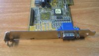 Лот: 4166600. Фото: 3. Видеокарта Asus AGP-V7100 32Mb. Компьютеры, оргтехника, канцтовары