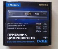 Лот: 10221389. Фото: 2. Приемник цифрового ТВ Rolsen RDB... ТВ и видео