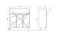 Лот: 23664198. Фото: 5. Тумба напольная Sanstar Каскад