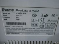 Лот: 9016912. Фото: 3. Монитор Liyama pro lite E430 17... Компьютеры, оргтехника, канцтовары