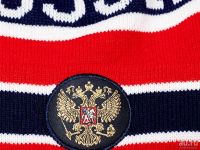 Лот: 13424027. Фото: 3. Шапка Россия, Красный. Одежда, обувь, галантерея