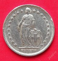 Лот: 1980090. Фото: 2. (№1858) 1 франк 1970 (Швейцария... Монеты