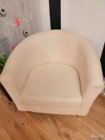 Лот: 12727033. Фото: 4. Кресло белое икеа ikea. Красноярск