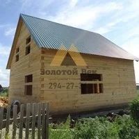 Лот: 15573356. Фото: 2. Дом 8х8 полтора этажа из обрезного... Срубы и конструкции