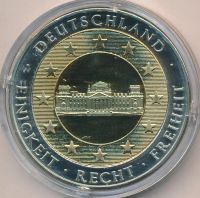 Лот: 6672565. Фото: 2. Германия медаль жетон 50 лет возведения... Значки, медали, жетоны