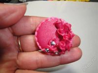 Лот: 459951. Фото: 2. Изделия из полимерной глины брошь... Ювелирные изделия, бижутерия, часы