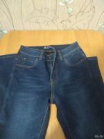 Лот: 17136393. Фото: 2. Джинсы "Dute jeans" на флисе. Женская одежда