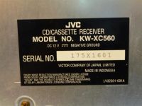 Лот: 3302968. Фото: 3. Автомагнитола JVC KW-XC560... Авто, мото, водный транспорт
