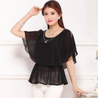 Лот: 16189999. Фото: 3. Черная блузка-разлетайка,черная... Одежда, обувь, галантерея