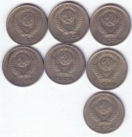 Лот: 2239736. Фото: 2. Лот 10 копеек,7шт,1978-76,74-71. Монеты