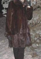 Лот: 3462880. Фото: 4. Шуба норковая цельная, р. 46 -... Красноярск