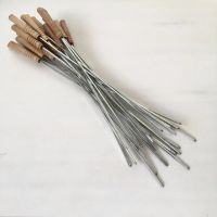 Лот: 12578370. Фото: 2. Шампуры 24 штуки с деревянной... Для дачи, дома, огорода, бани, парка