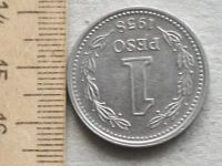 Лот: 16206000. Фото: 2. Монета 1 песо один Аргентина 1958... Монеты