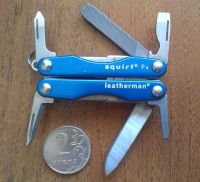 Лот: 5317436. Фото: 5. Leatherman Squirt P4 (синий) мини...