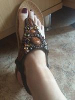 Лот: 7640144. Фото: 4. Босоножки в этно стиле. 35-36... Красноярск