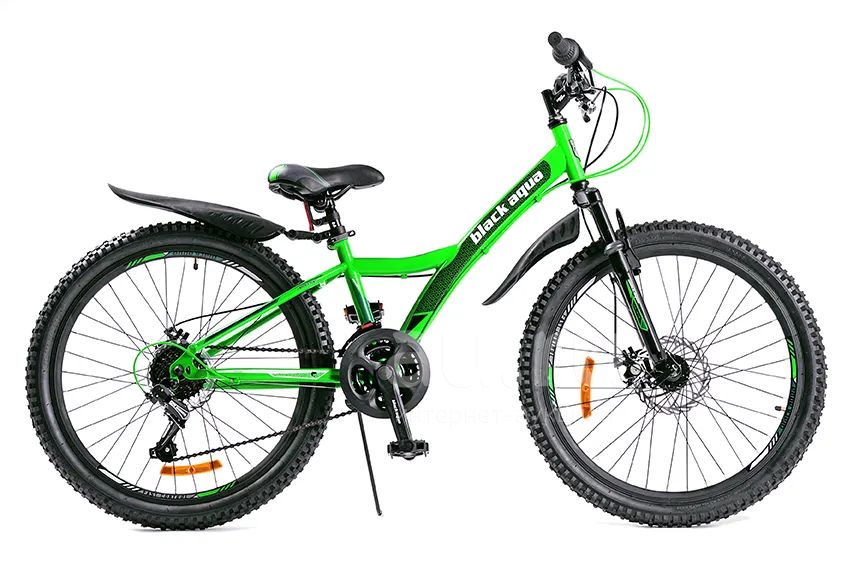 Велосипед BLACK AQUA Cross 1471 D 24" 2018 зеленый GL-206D — купить в ...