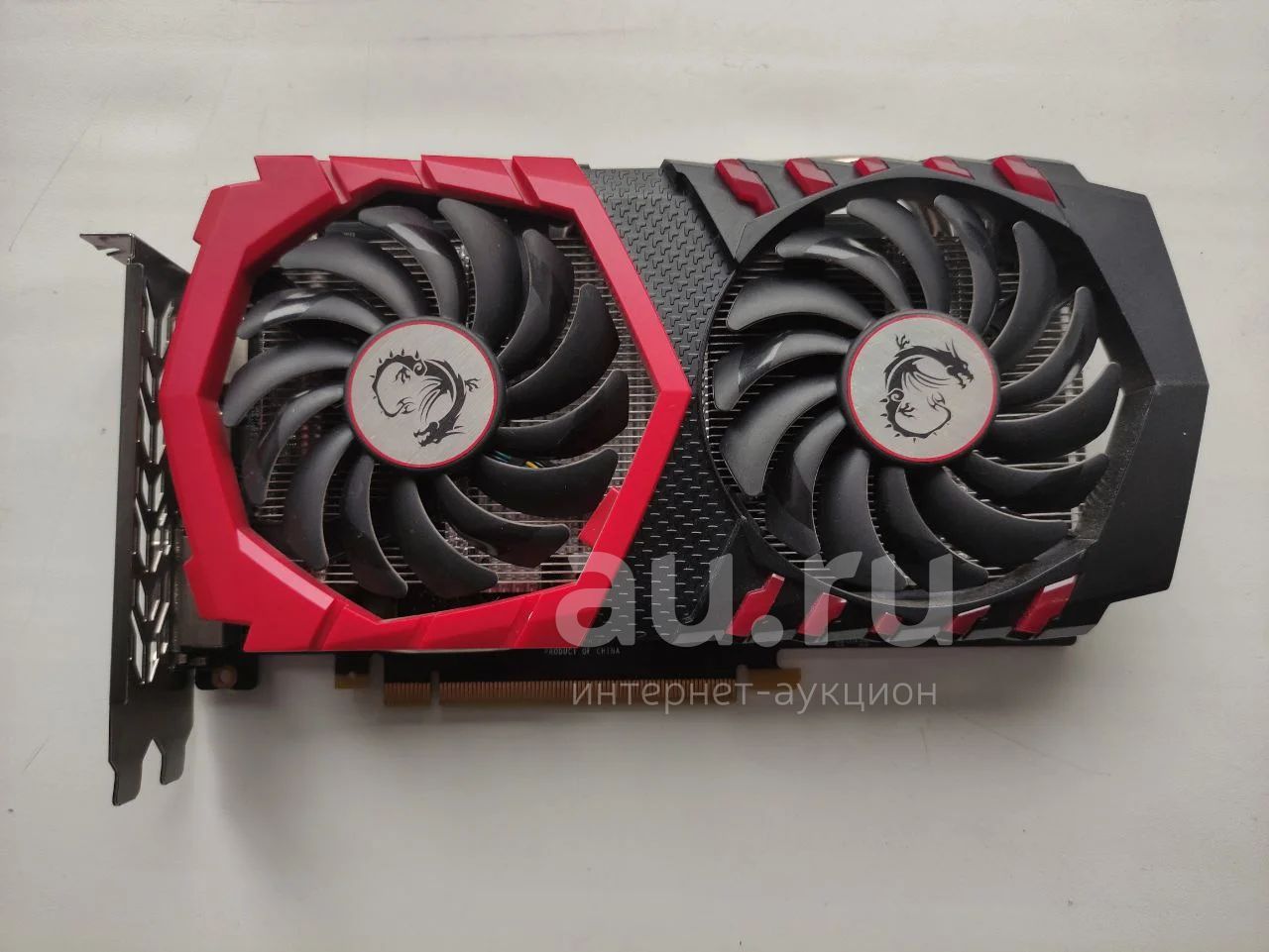 Видеокарта MSI GeForce GTX 1050 Ti 4 ГБ (Red Dragon gaming X 4G) 1050ti ...