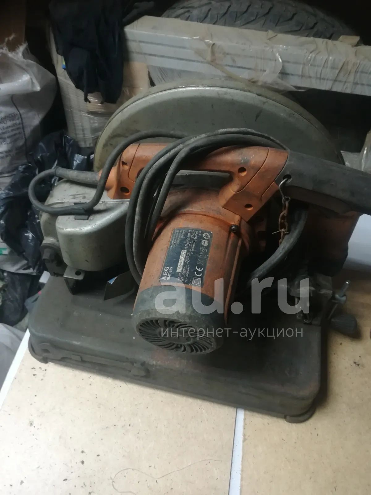 Монтажная отрезная пила AEG SMT 355 — купить в Красноярске. Состояние ...