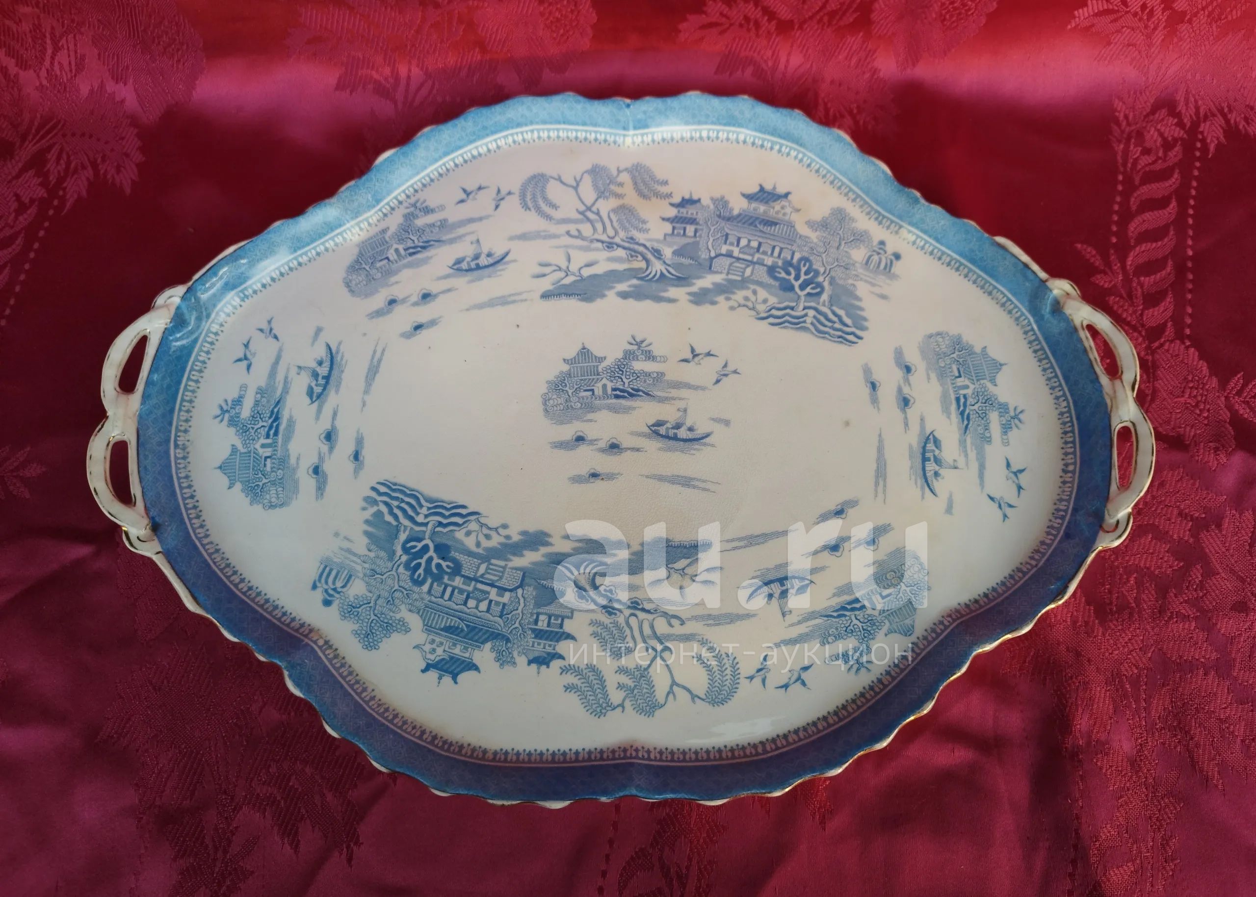 Фарфоровый поднос — купить в Калининграде. Состояние: Хорошее. Фарфор ...