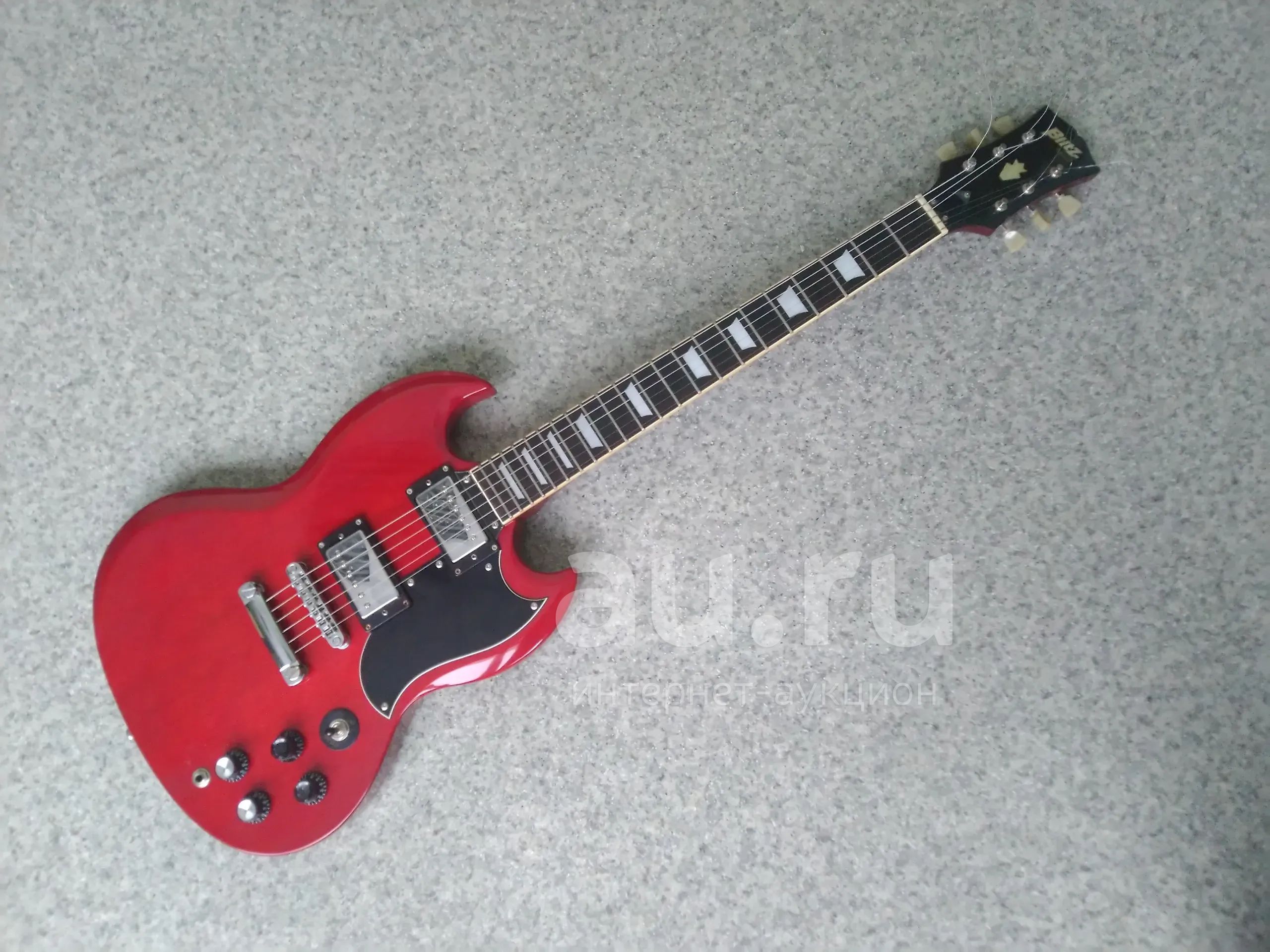 Электрогитара Aria Pro II Blitz SG Cherry Red — купить в Красноярске ...