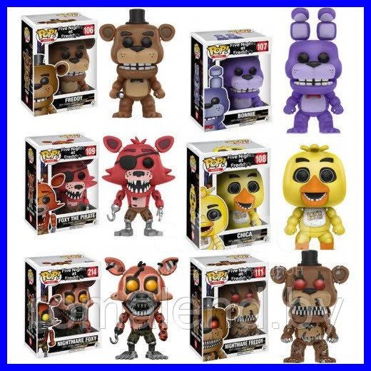 Fnaf 6 funko figures sales