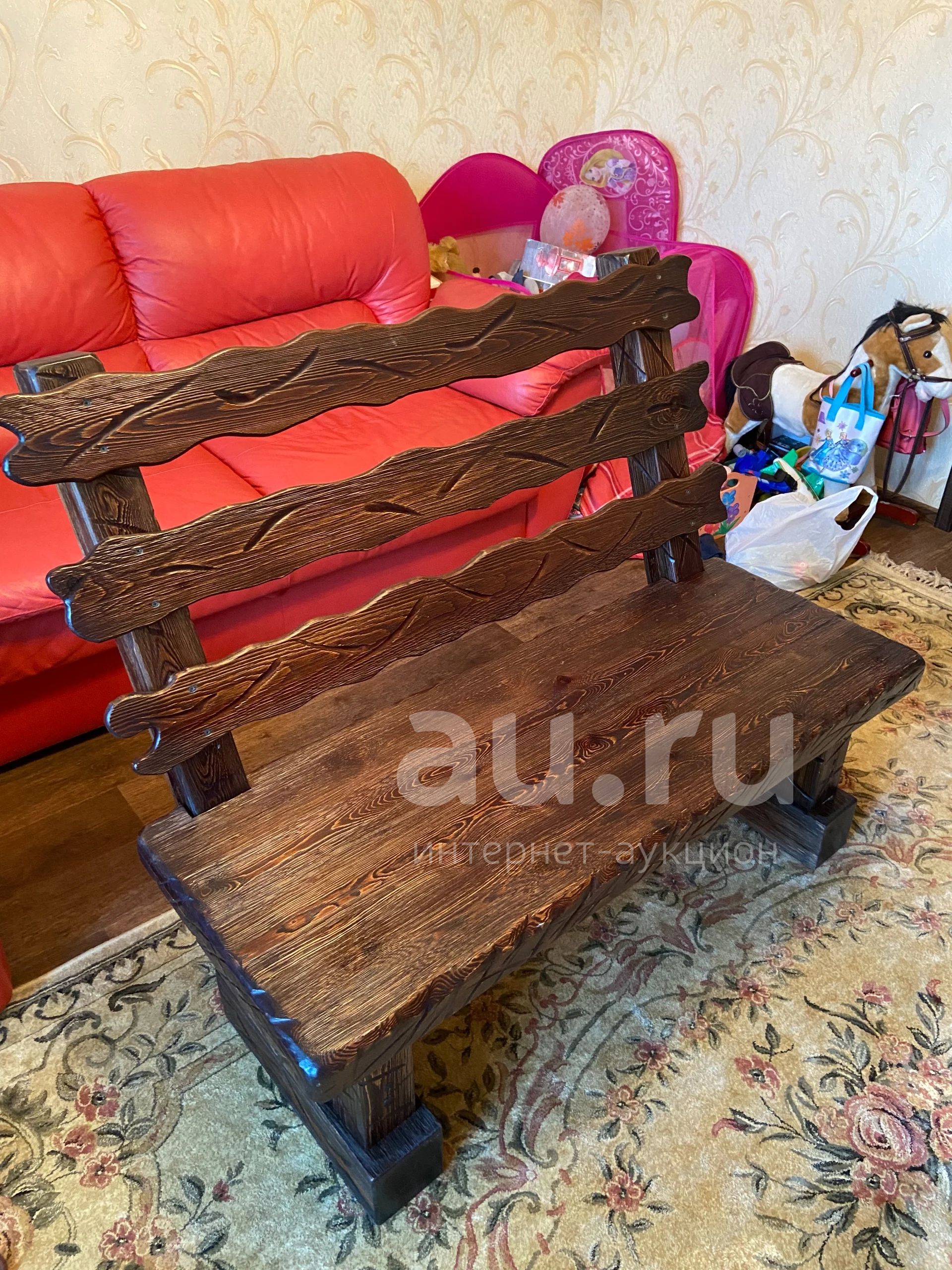 Лавка деревянная массив —  в Красноярске. Состояние: Новое .