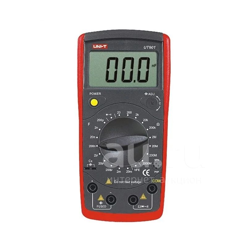 Измеритель RC Uni-T UT601, 20Ом-2ГОм, 200пф-20мф, hFE, тест диодов ...