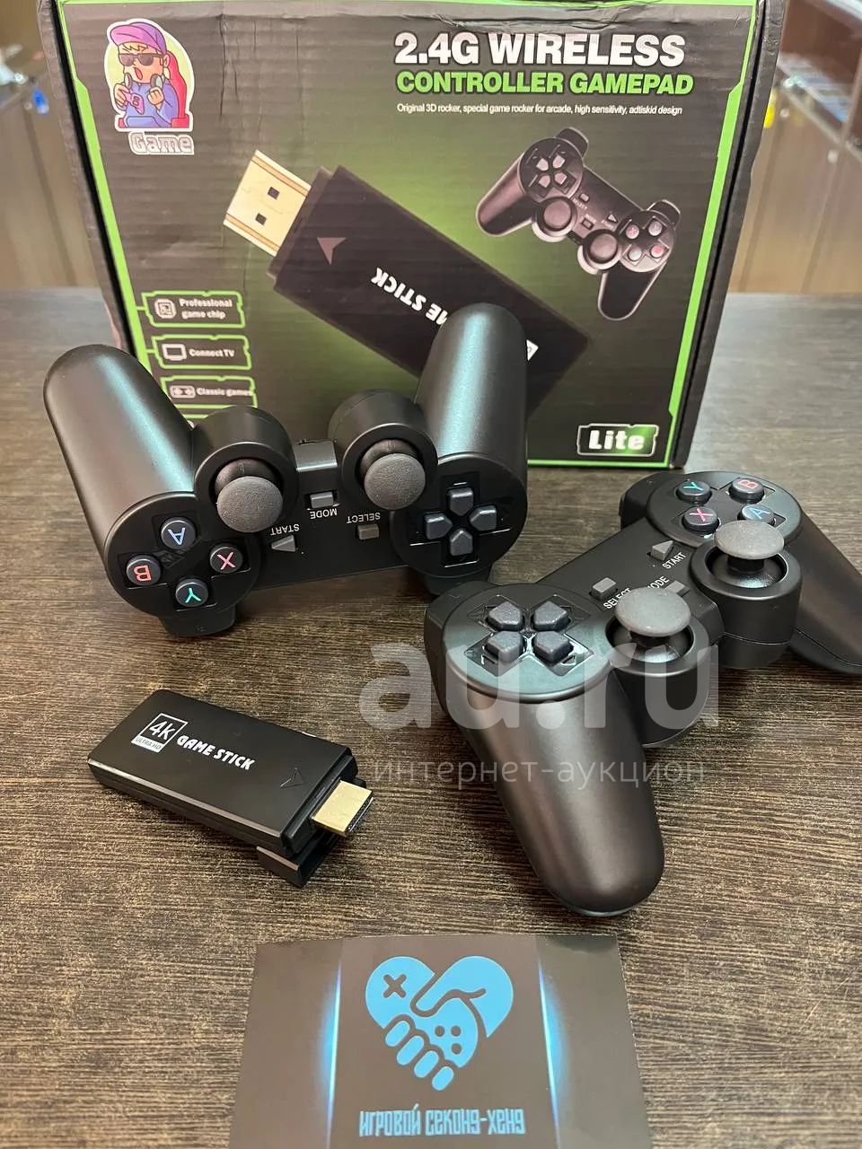 Game Stick 64 GB PS1 Sega Dendy Atari 10000 игр Ретро консоль HDMI ...