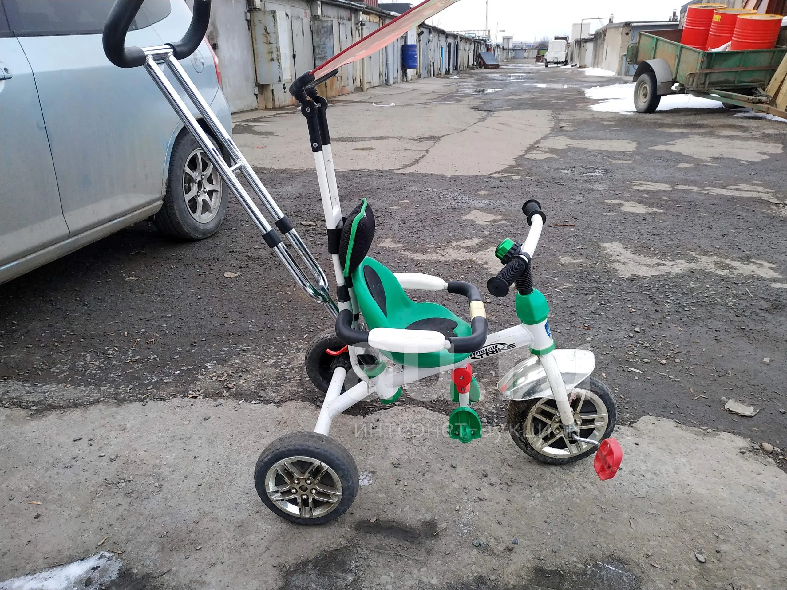 Велосипед детский трехколесный с ручкой Navigator trike — купить в ...