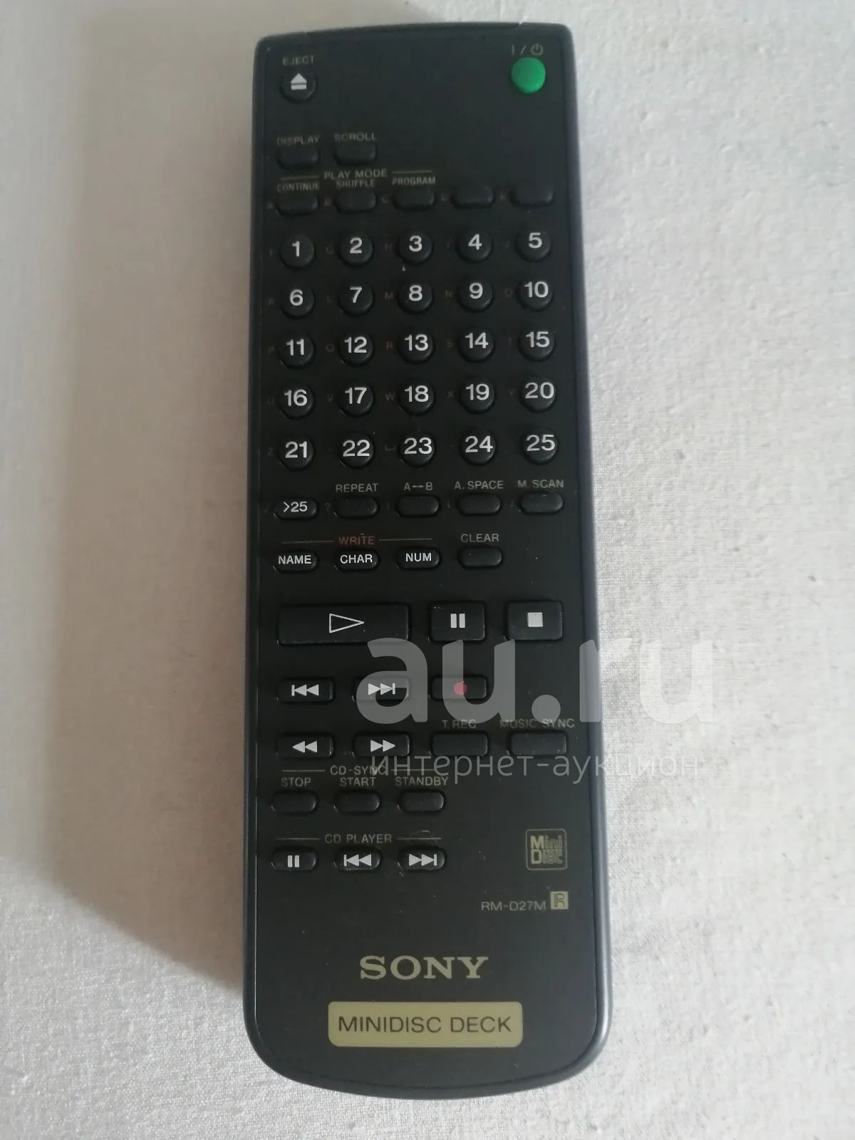 пульт ДУ sony miinidisc deck — купить в Красноярске. Состояние: Б/у ...