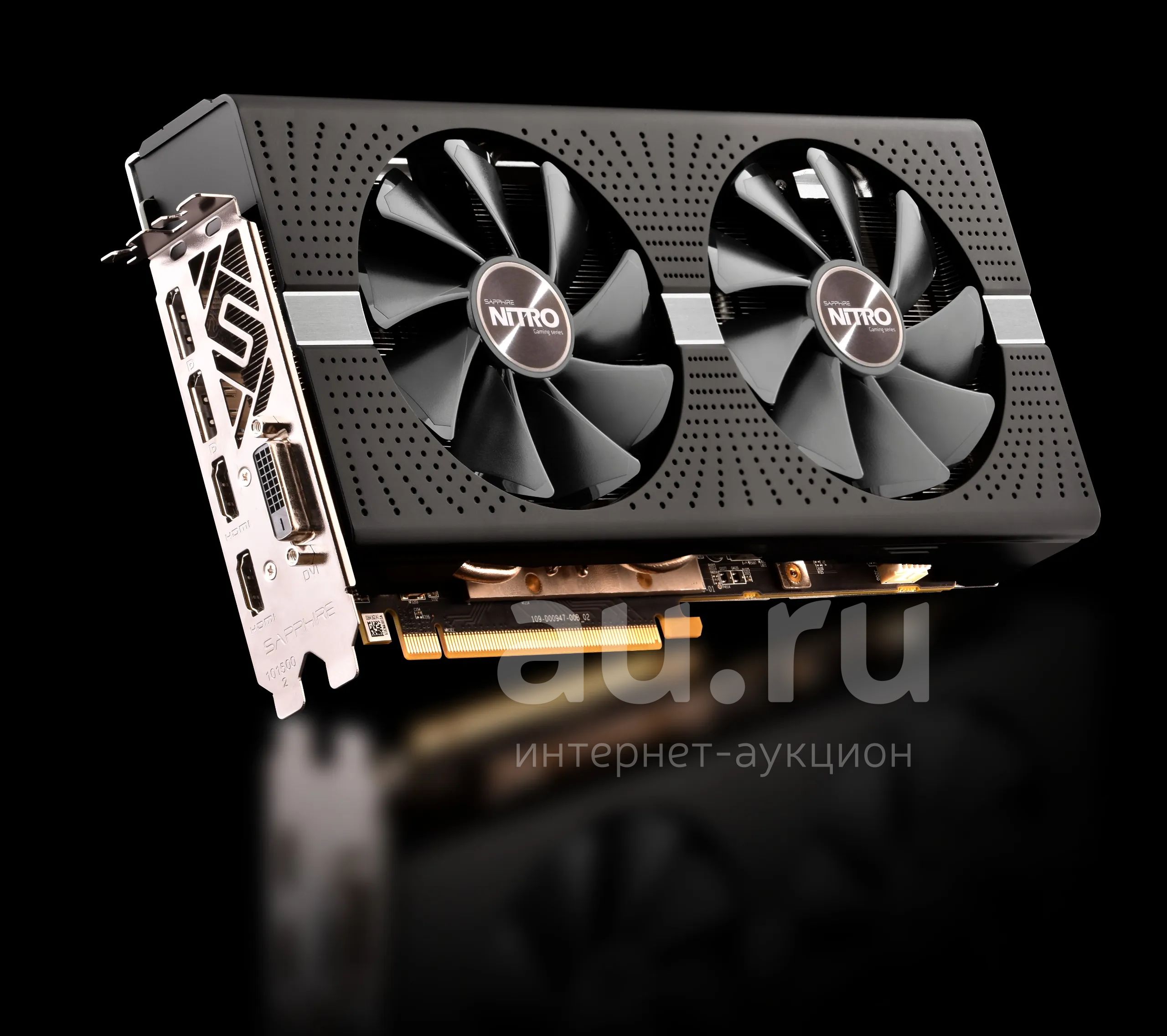 Видеокарта Radeon RX 580 (Sapphire Nitro+ RX580 8G OC) 8GB, 256 бит ...