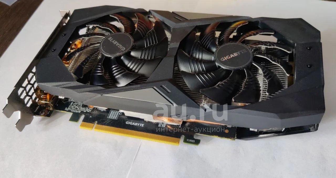 Видеокарта Gigabyte Nvidia GeForce GTX 1660, GV-N1660OC-6GD, 6ГБ, GDDR5 ...
