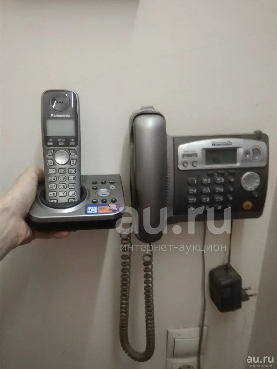 Телефон Panasonic KX-TCD540RUM + трубка и телефон Русь (всё одним лотом ...
