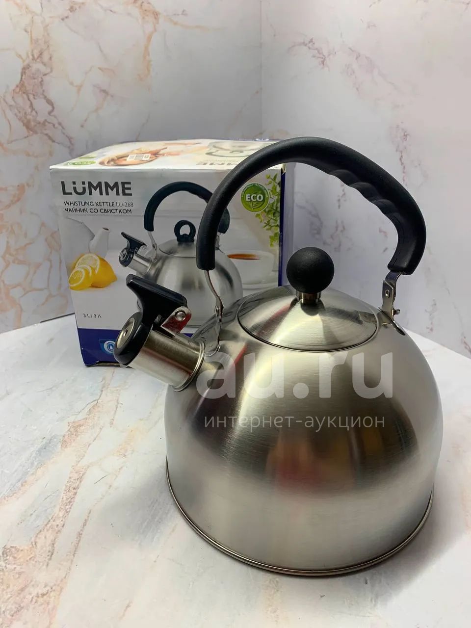 Чайник Железный Со Свистком Lumme LU-268 (46918) — купить в Красноярске ...