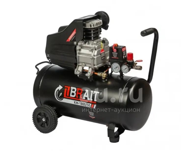 Компрессор масляный brait km-1800/50 — купить в Красноярске. Состояние ...