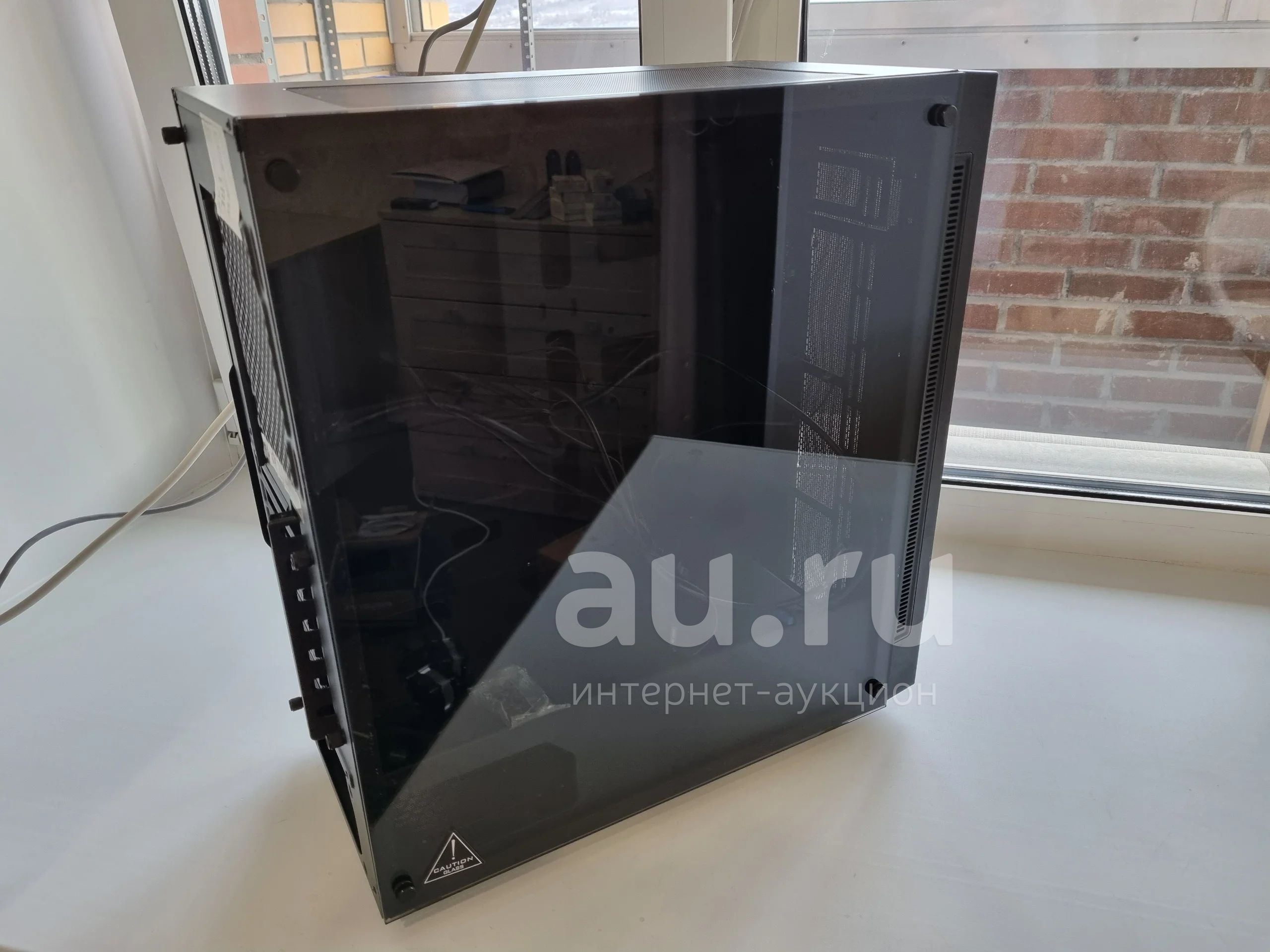 Корпус для компьютера DEXP со стеклом ATX нижнее расположение блока ...