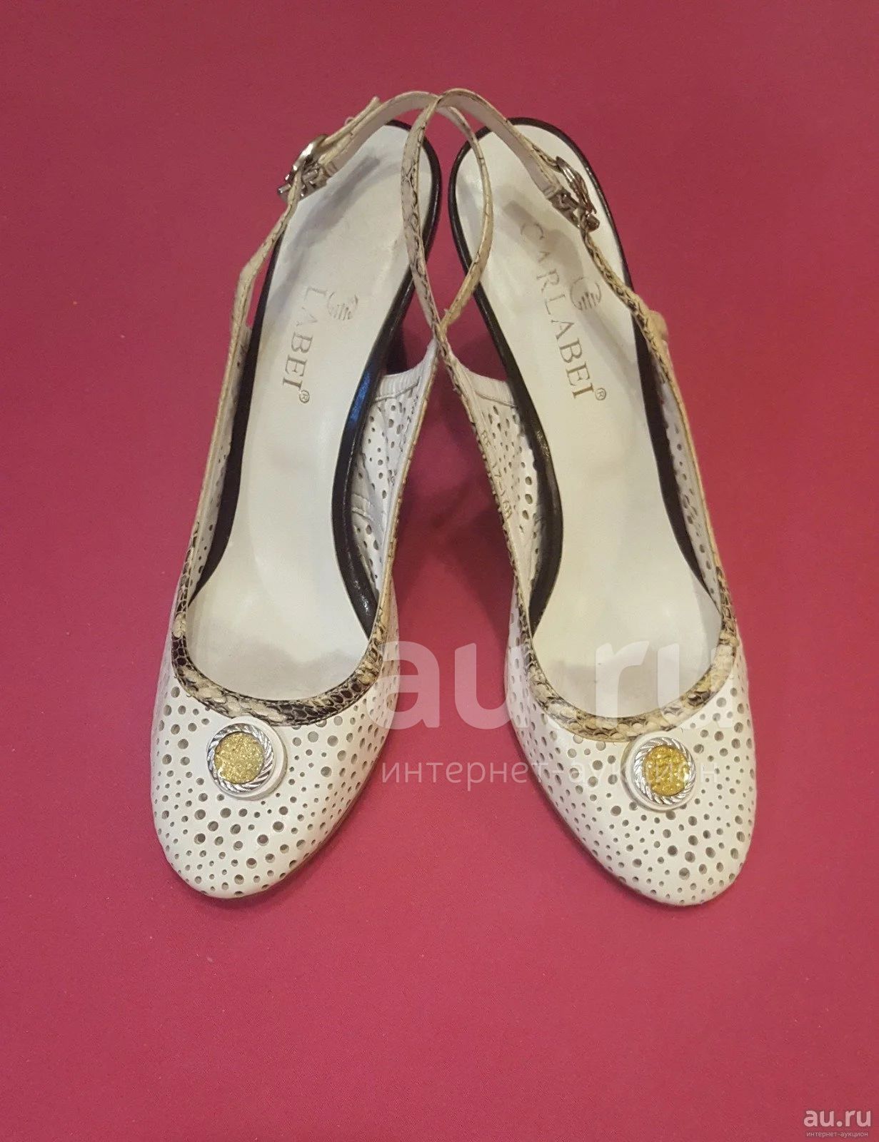 Босоножки Carlabei, р.38. Кожа — купить в Красноярске. Состояние ...