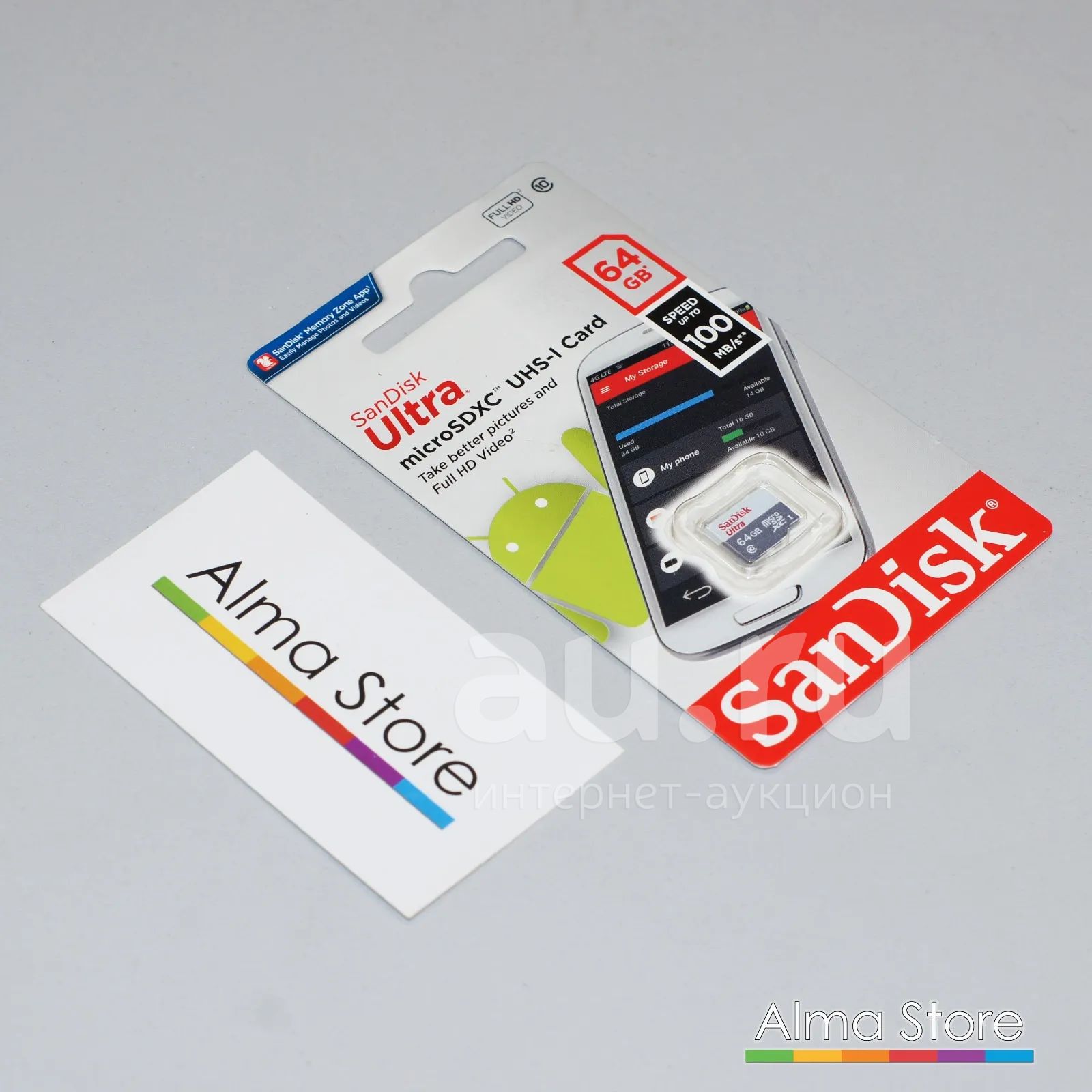 [Новая] Карта памяти MicroSD Sandisk Ultra 64 ГБ | Micro SD | Flash ...