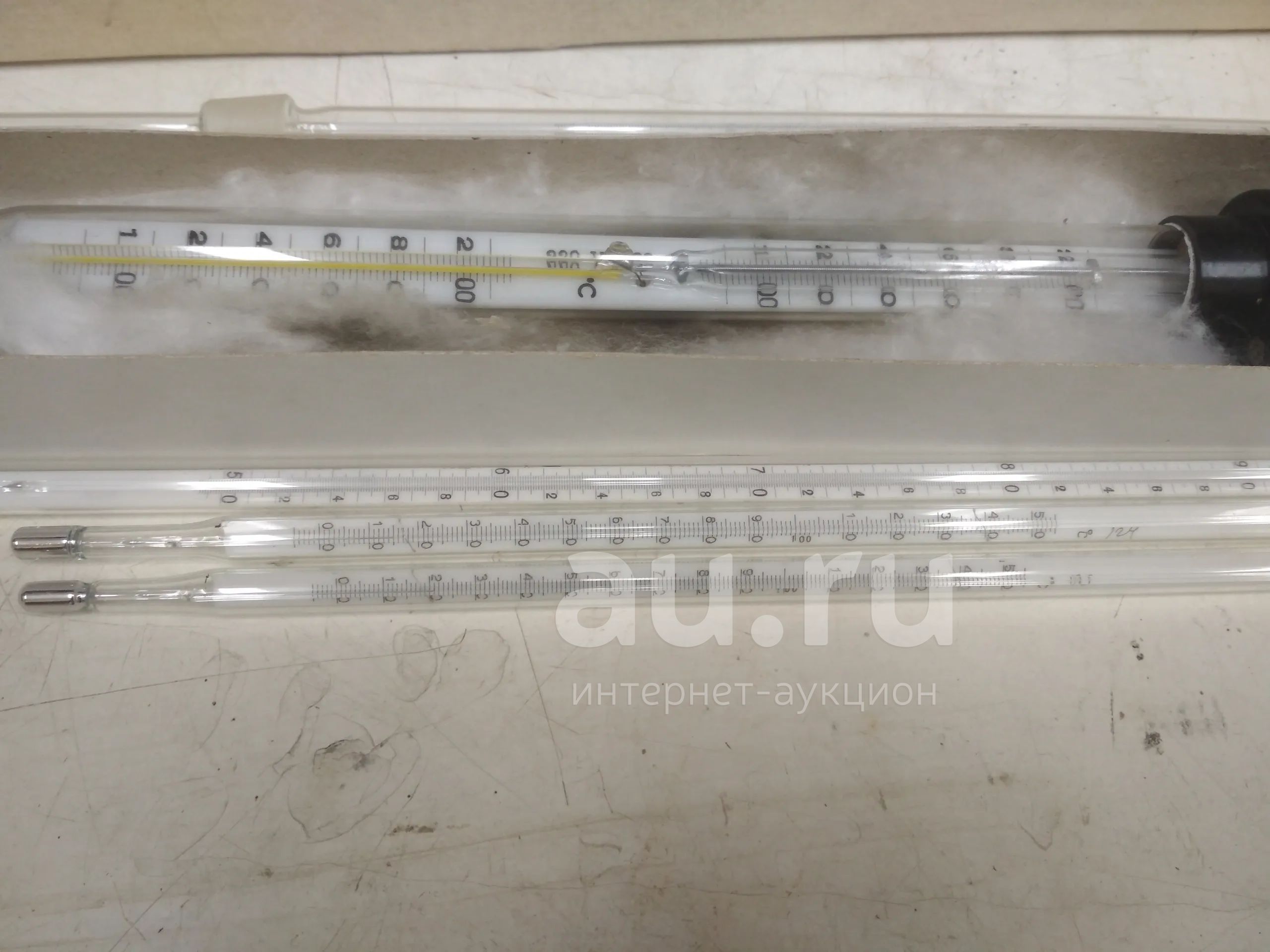Ртутные термометры лабораторные разные 0 - 100-150-300 градусов ...