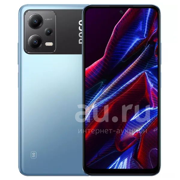 Смартфон Xiaomi Poco X5 5G 6Gb/128Gb | Синий | Гарантия 1 год ...