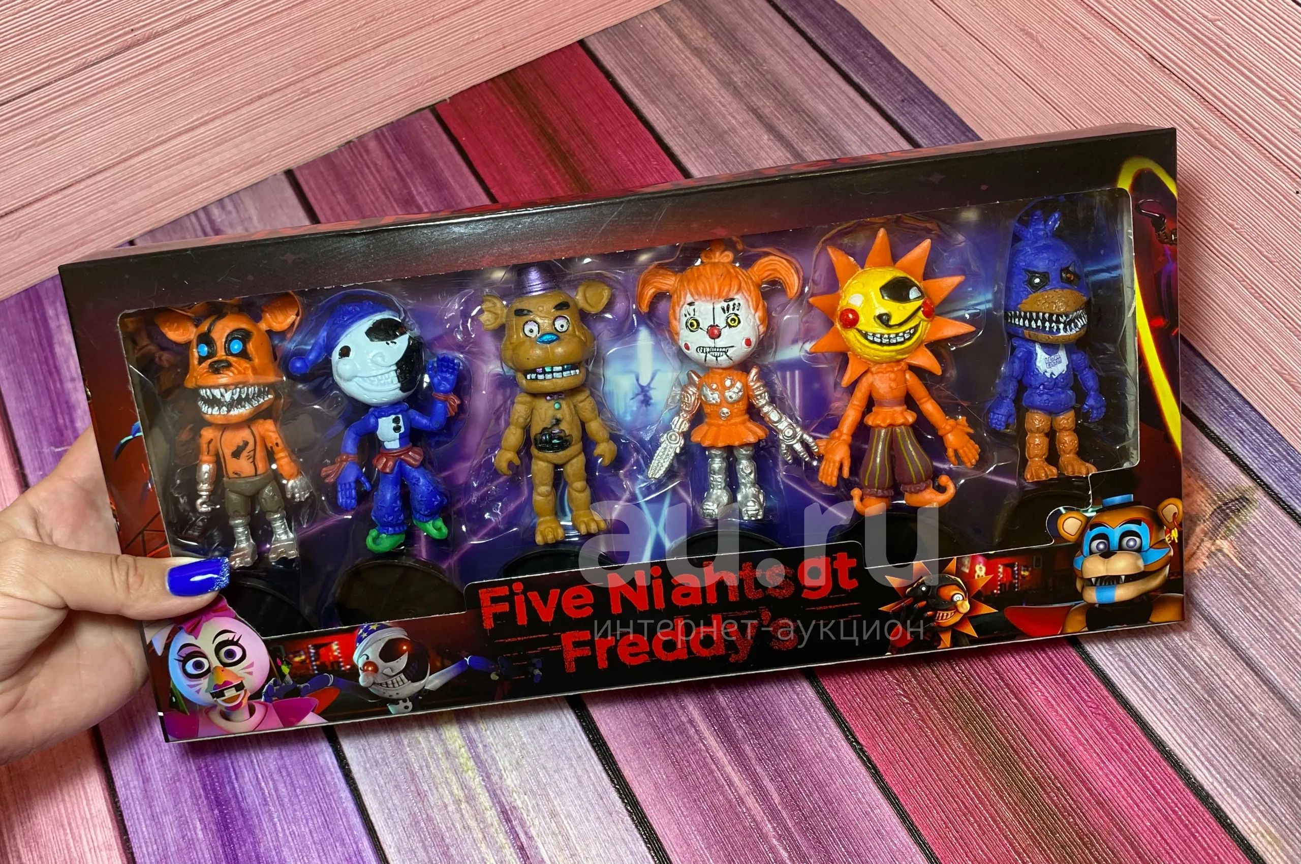 Новый набор фигурки игрушки герои игры аниматроники ,фнаф fnaf 5 ночей ...