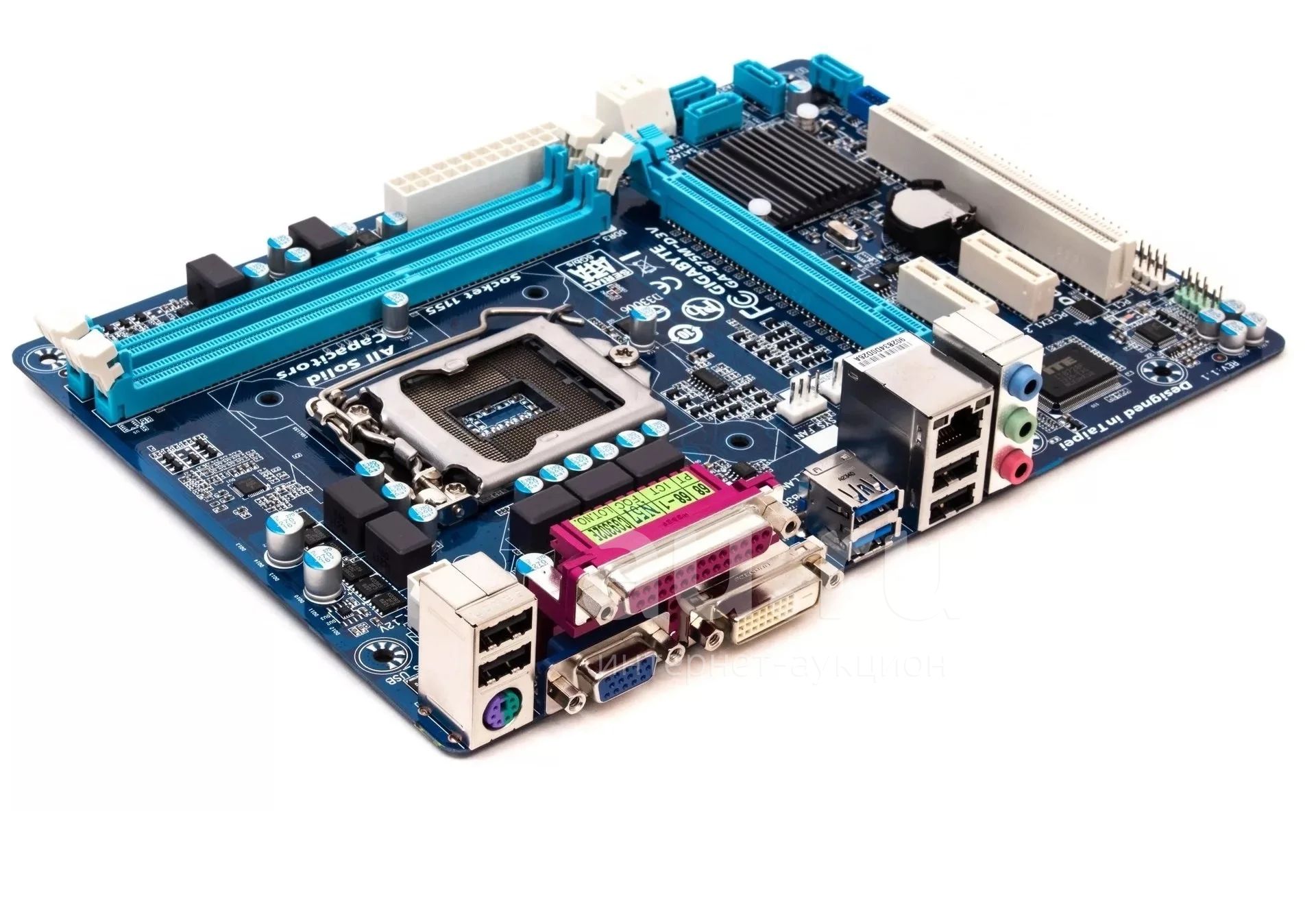 Ga b75m d3v процессоры. Gigabyte ga-b75m-d2v, LGA 1155 С ОЗУ И кулером