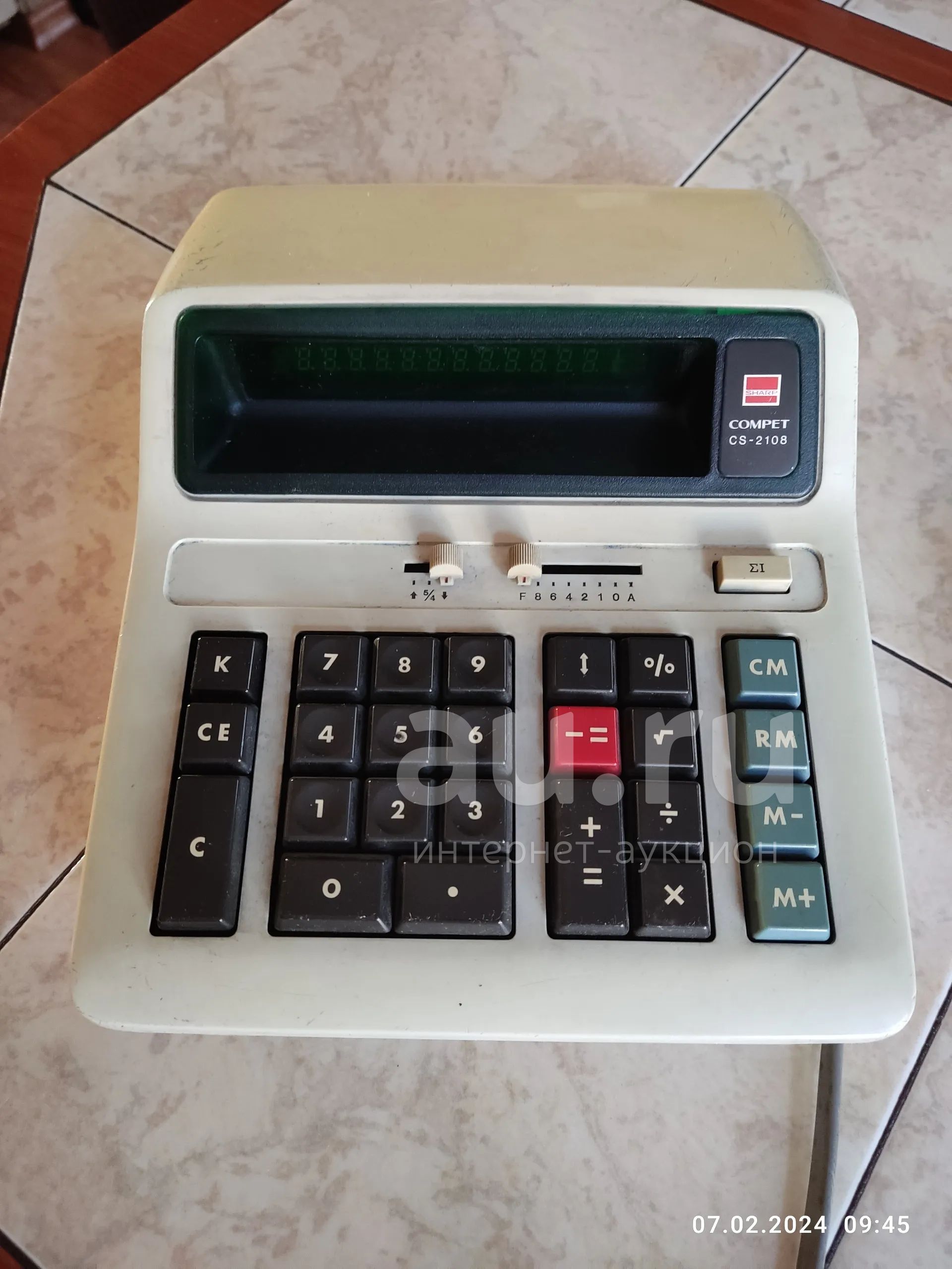 Калькулятор Sharp CS -2108 — купить в Красноярске. Состояние: Б/у ...